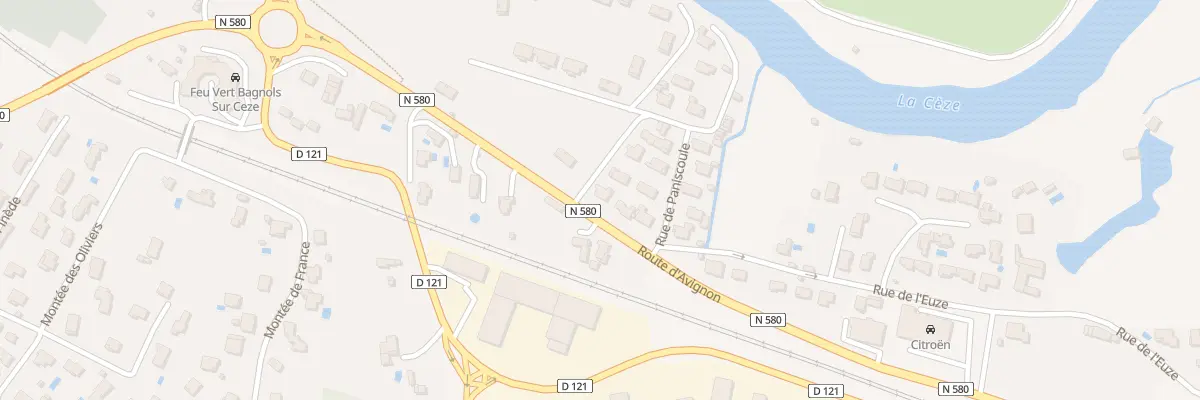 Plan du 4 Rue de Paniscoule à Bagnols-sur-Cèze