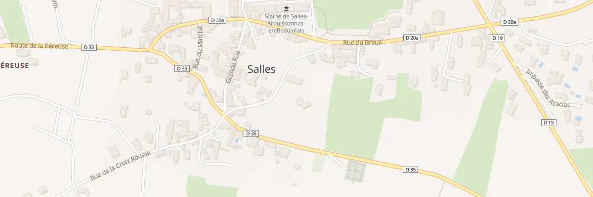 Plan du 129 Rue de la Treille à Salles-Arbuissonnas-en-Beaujolais