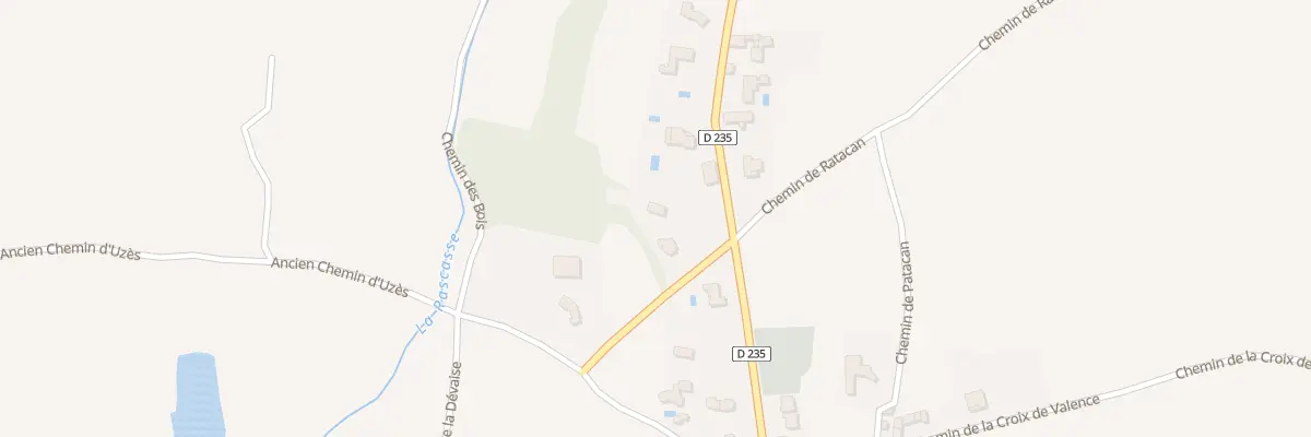 Plan du 28 Che de la Touillere à Estézargues