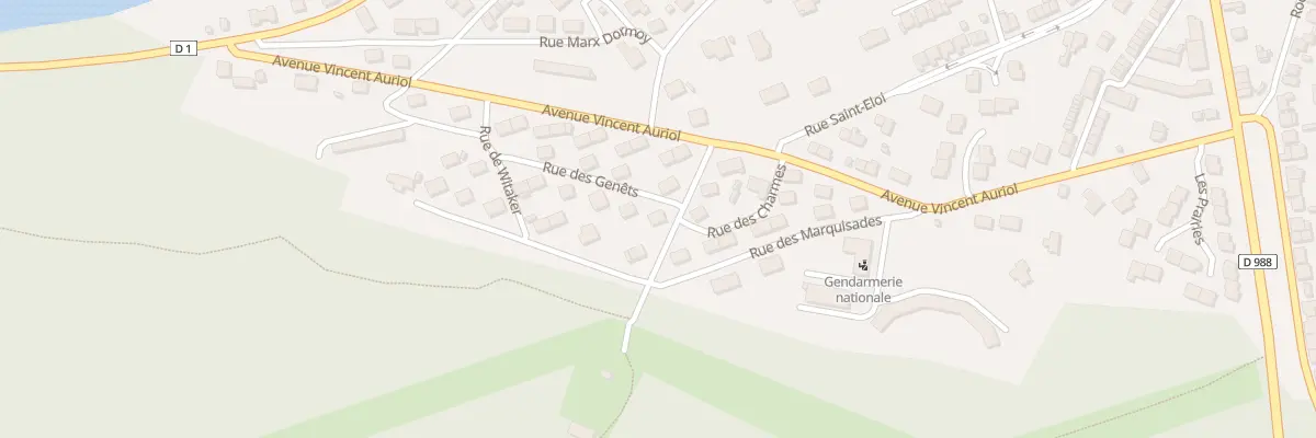 Plan du 1 Rue des Genets à Revin