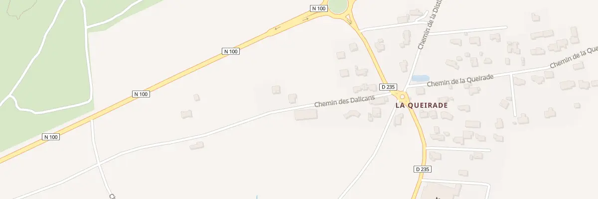 Plan du 168 Che des Dalicans à Estézargues