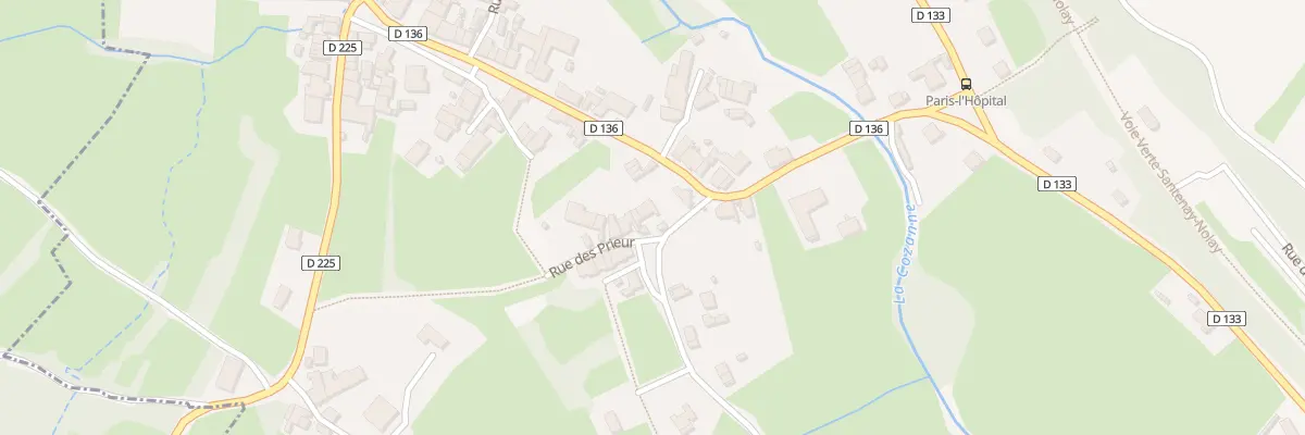 Plan du 2 Che des Prieurs à Paris-l’Hôpital