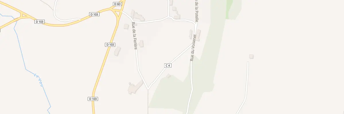 Plan du 2 Che de la Potelle à Frôlois
