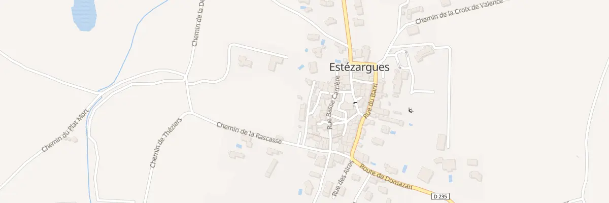 Plan du 3 Rue Docteur Dibon à Estézargues