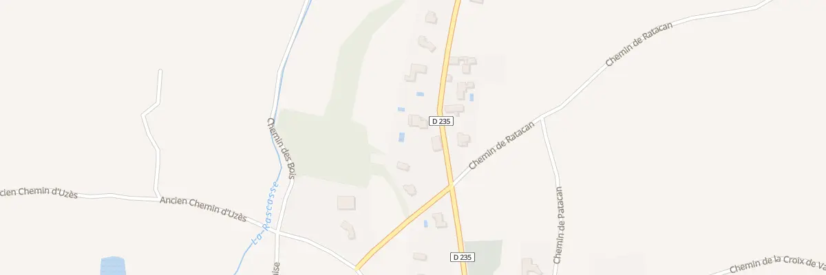 Plan du 75 Rte des Grés à Estézargues