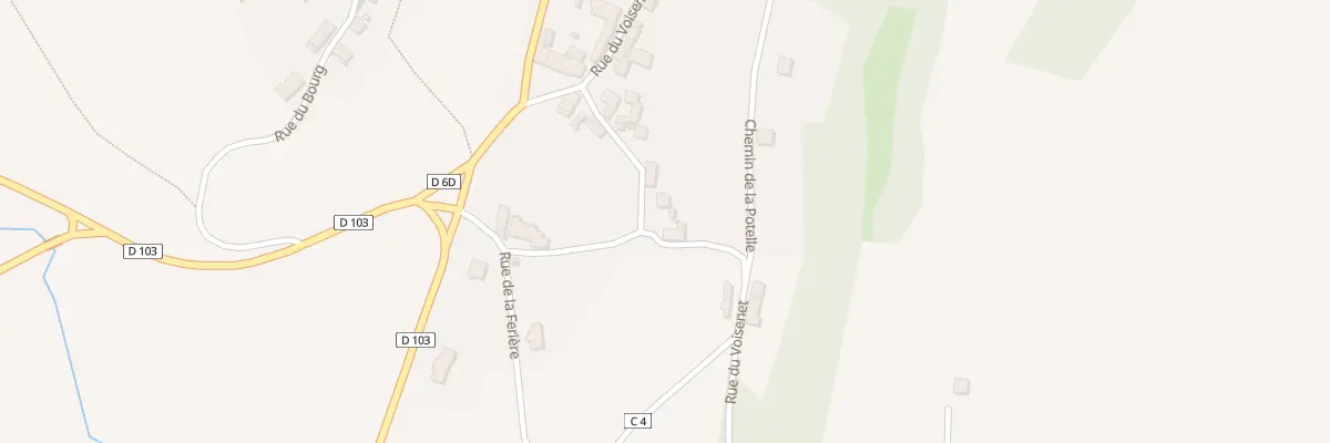 Plan du 1 Rue du Voisenet à Frôlois