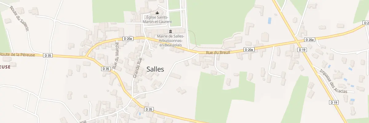 Plan du 71 Rue de la Treille à Salles-Arbuissonnas-en-Beaujolais