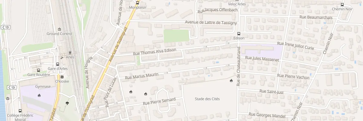 Plan du 35T Rue Marius Maurin à Arles
