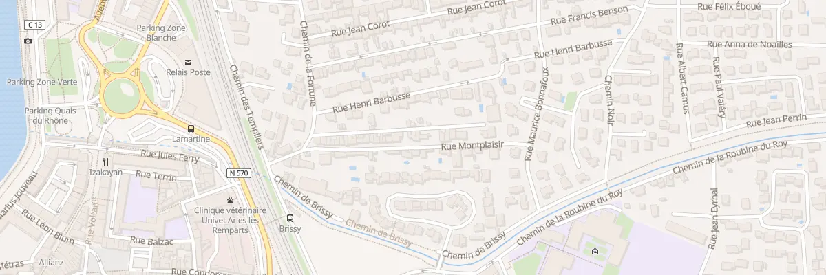 Plan du 33 Rue Montplaisir à Arles