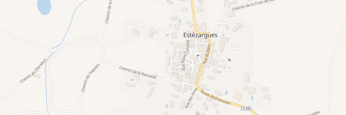 Plan du 4 Rue Docteur Dibon à Estézargues