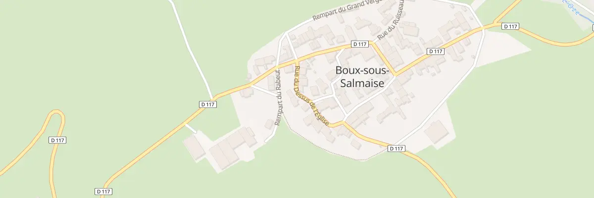 Plan du 7 Rue du Dessus de l’Eglise à Boux-sous-Salmaise