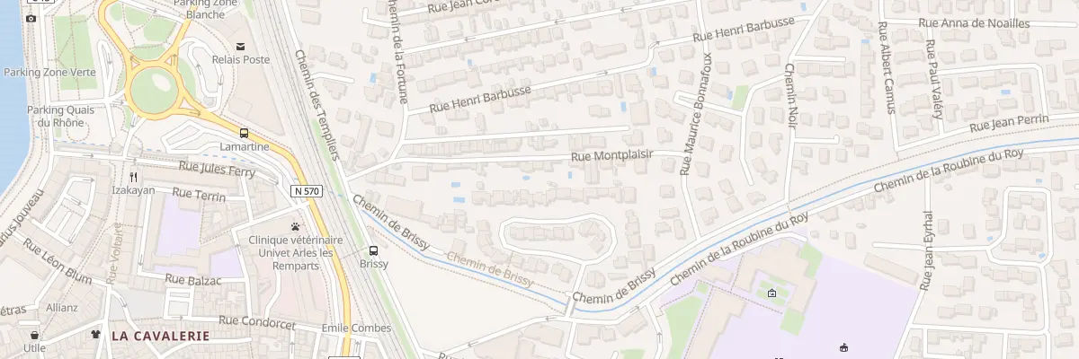 Plan du 16 Rue Montplaisir à Arles