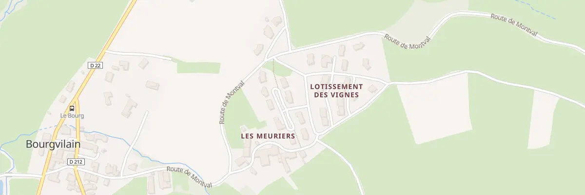 Plan du 5014F Les Meuriers à Bourgvilain