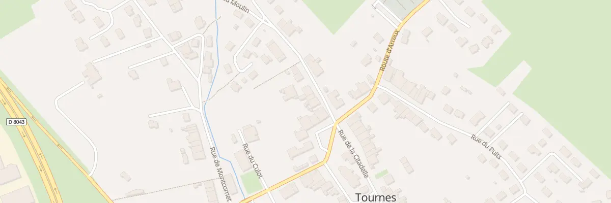 Plan du 5012 Le Culot à Tournes