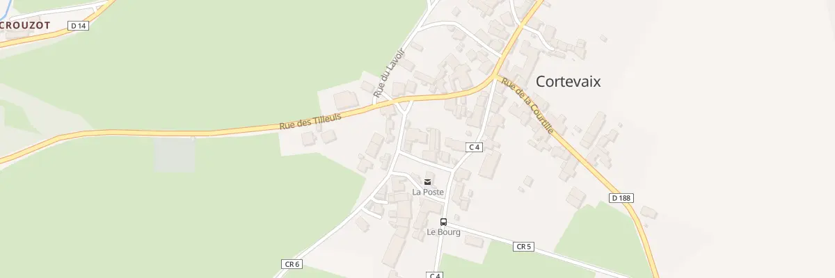 Plan du 5012 Le Bourg à Cortevaix