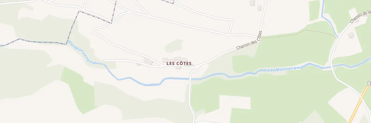 Plan du 774 Che des Cotes à Saint-Julien