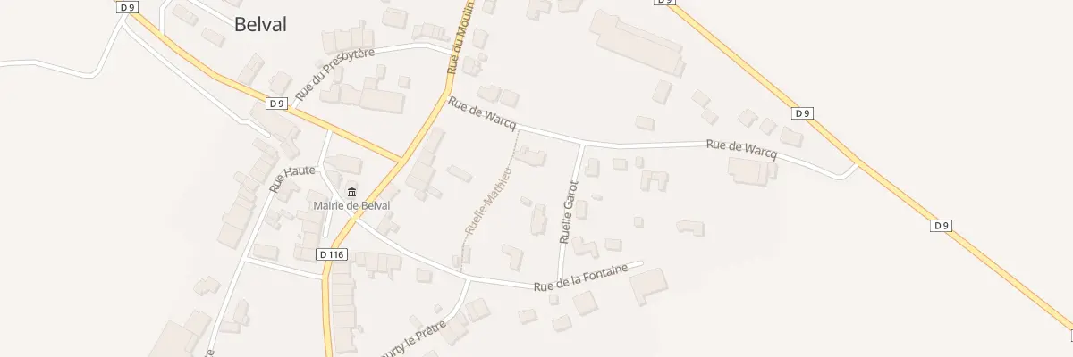 Plan du 8 Rue de Warcq à Belval