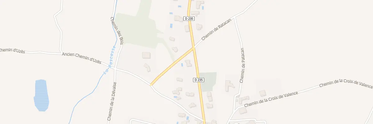 Plan du 5272 Che de la Touillere à Estézargues