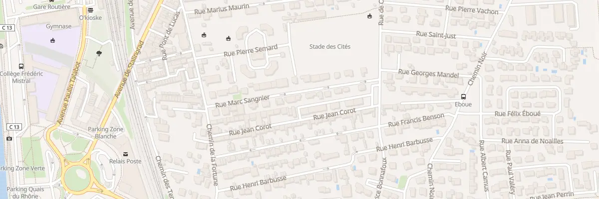 Plan du 16 Rue Marc Sangnier à Arles