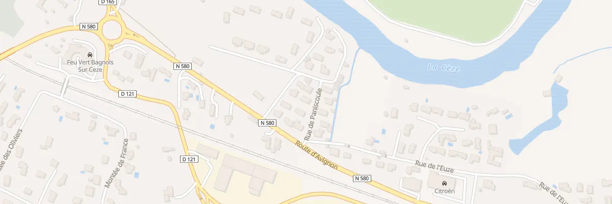 Plan du 9 Rue de Paniscoule à Bagnols-sur-Cèze