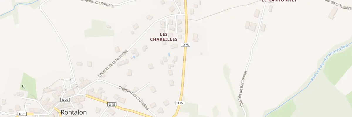 Plan du 417 Rte de la Croix Blanche à Rontalon