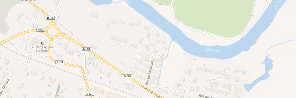 Plan du 16 Rue de Paniscoule à Bagnols-sur-Cèze