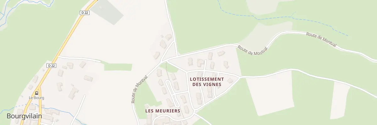 Plan du 5157 Lot des Vignes à Bourgvilain