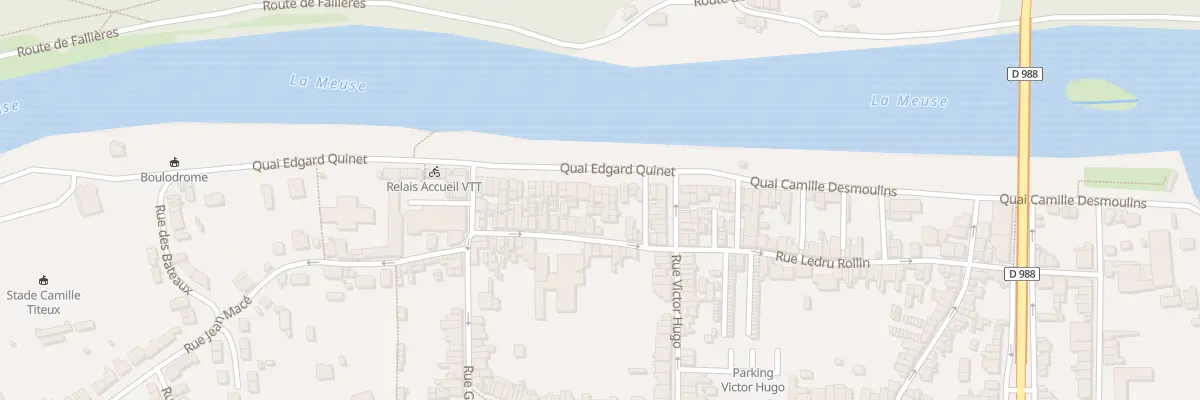Plan du 25 Quai Edgard Quinet à Revin