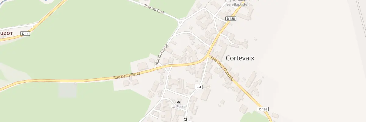Plan du 5090 Le Bourg à Cortevaix