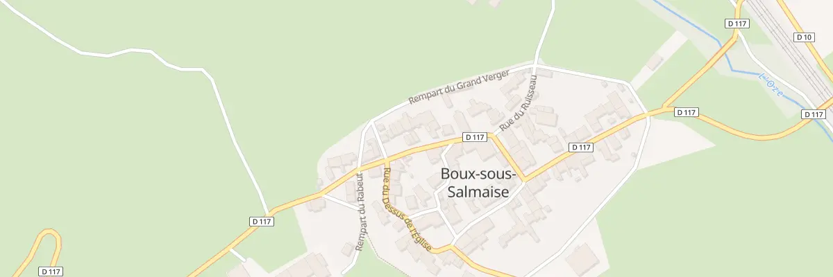 Plan du 9 Rue du Ruisseau à Boux-sous-Salmaise