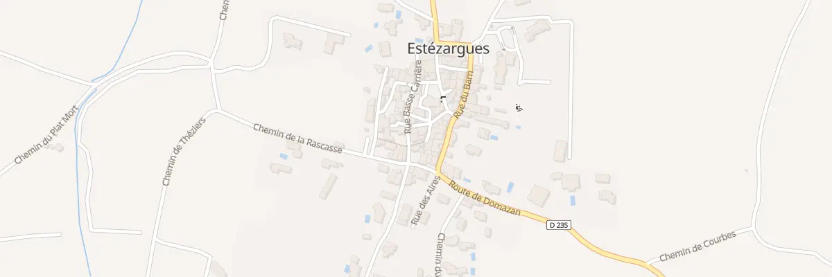 Plan du 5047 Rue du Château Fort à Estézargues