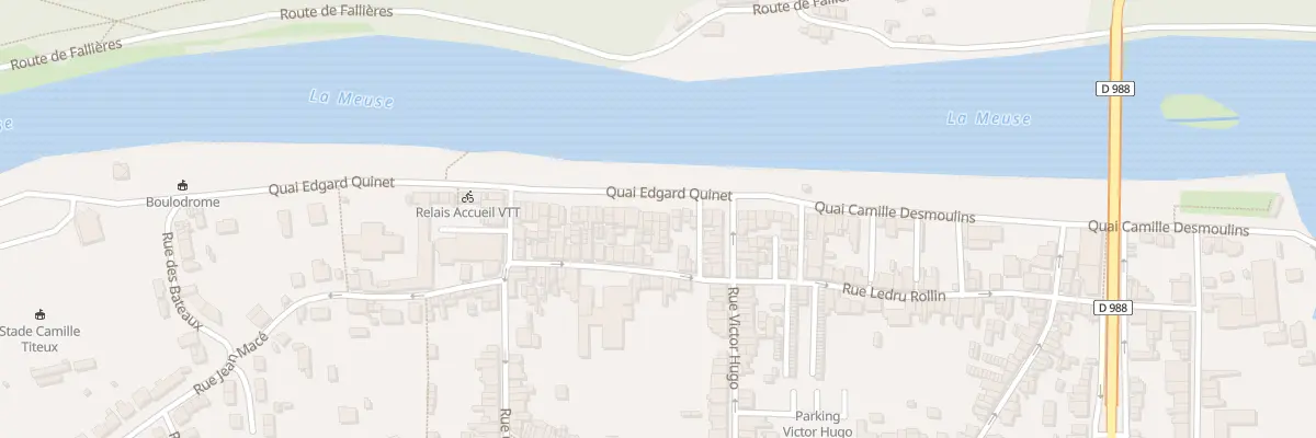 Plan du 19 Quai Edgard Quinet à Revin