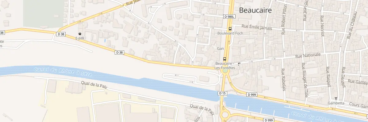 Plan du 12 Rte de Saint-gilles à Beaucaire