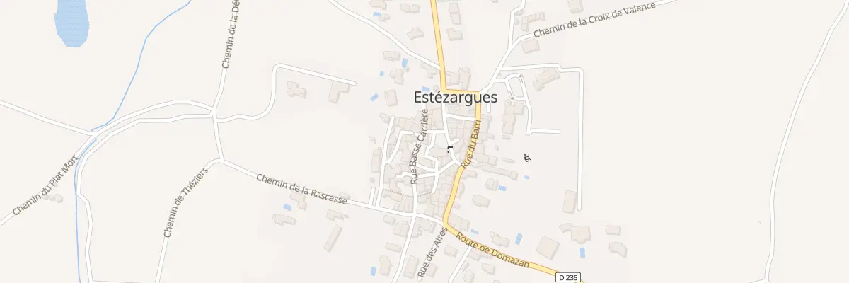 Plan du 2 Che de Ronde à Estézargues
