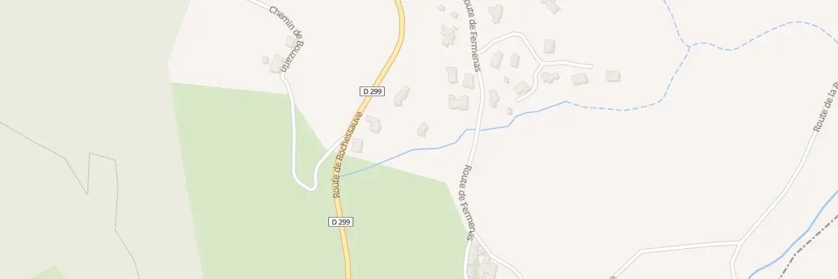 Plan du 5325 La Boissiere à Rochessauve