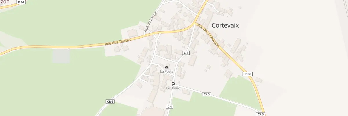 Plan du 5015 Le Bourg à Cortevaix