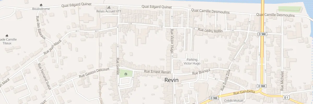 Plan du 40 Rue Victor Hugo à Revin