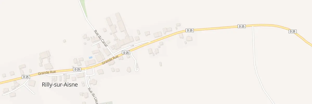 Plan du 32 Rue Grande Rue à Rilly-sur-Aisne