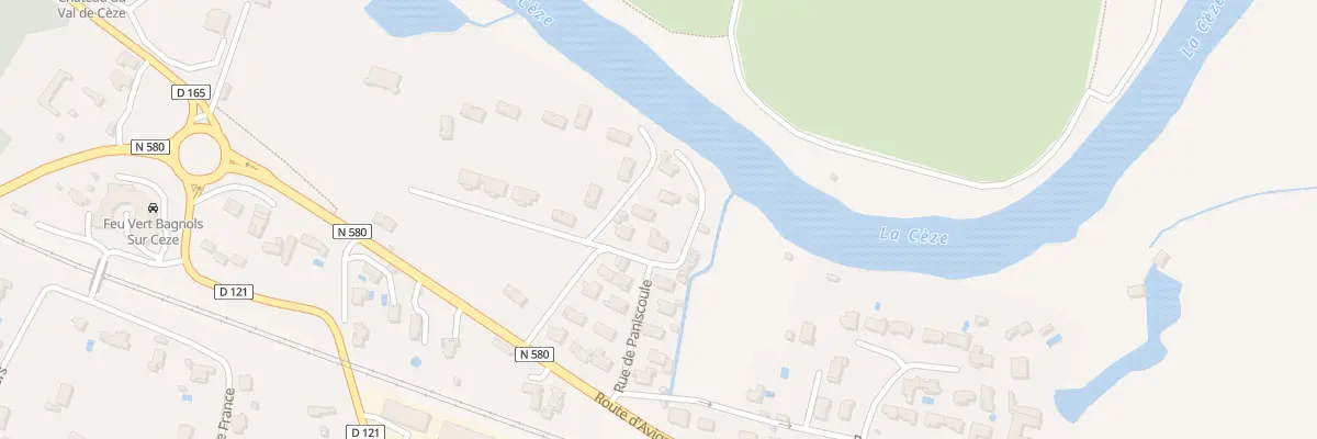 Plan du 17 Rue de Paniscoule à Bagnols-sur-Cèze