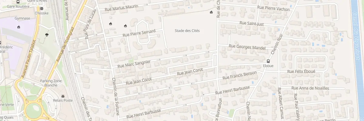 Plan du 20 Rue Marc Sangnier à Arles