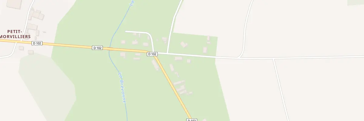 Plan du 1 Rte Des Bois Communaux à Morvilliers