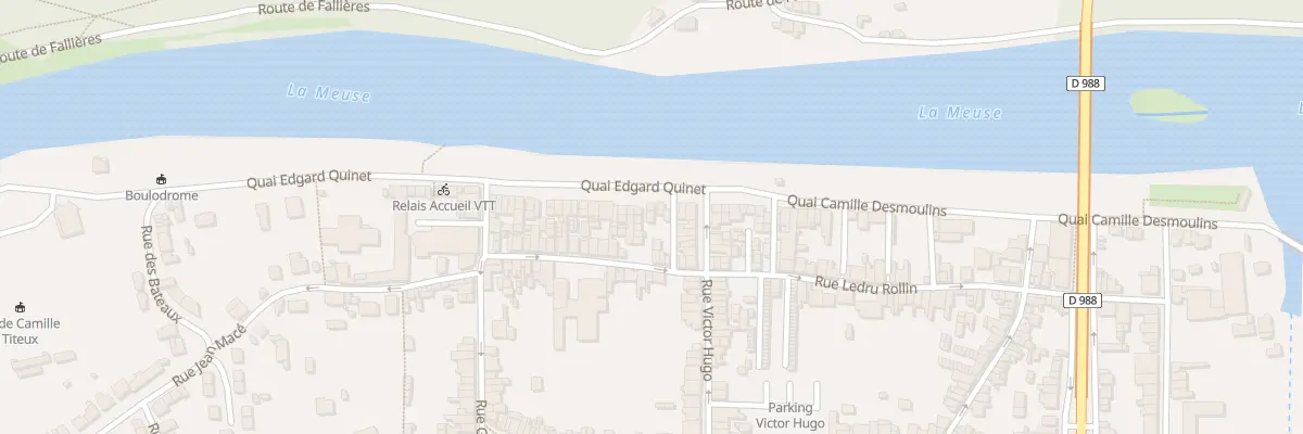Plan du 9B Quai Edgard Quinet à Revin