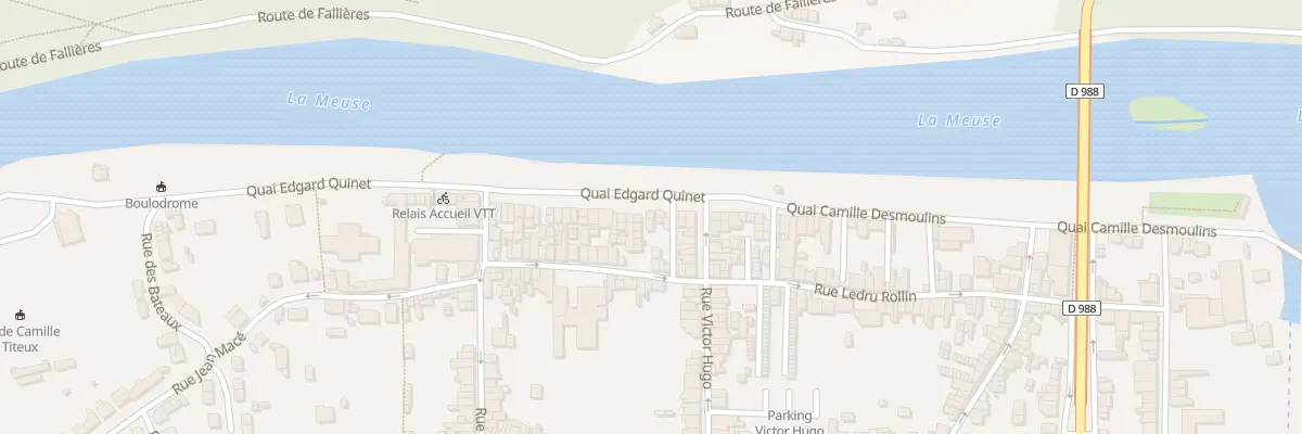 Plan du 11 Quai Edgard Quinet à Revin