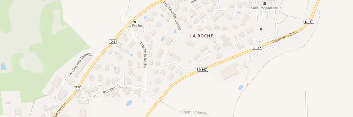 Plan du 48 Rte de Villette à Chabanière
