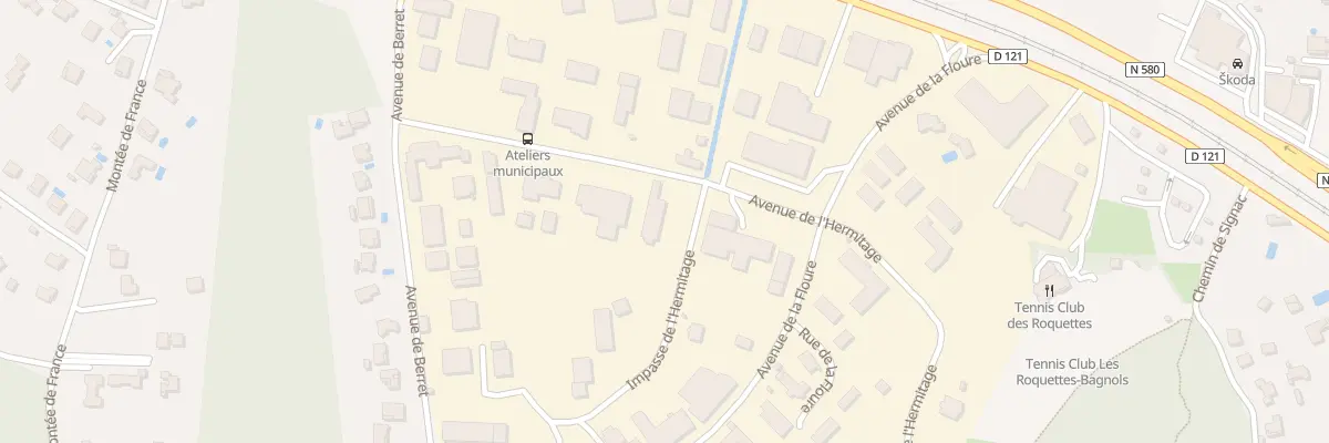 Plan du 205 Av de l’Hermitage à Bagnols-sur-Cèze