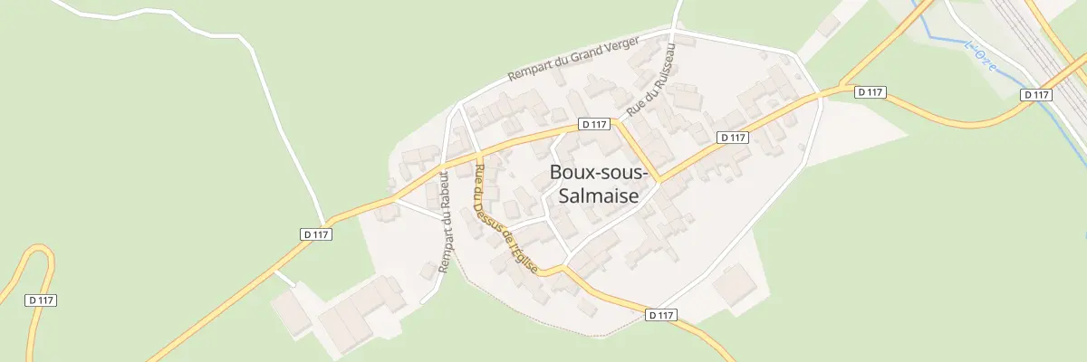 Plan du 1 Rue du Porche à Boux-sous-Salmaise