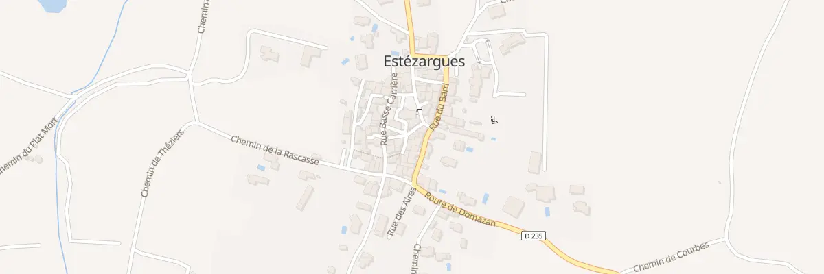 Plan du 5 Rue du Château Fort à Estézargues