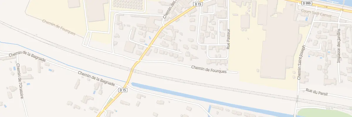 Plan du 15D Av de la Plaine à Beaucaire