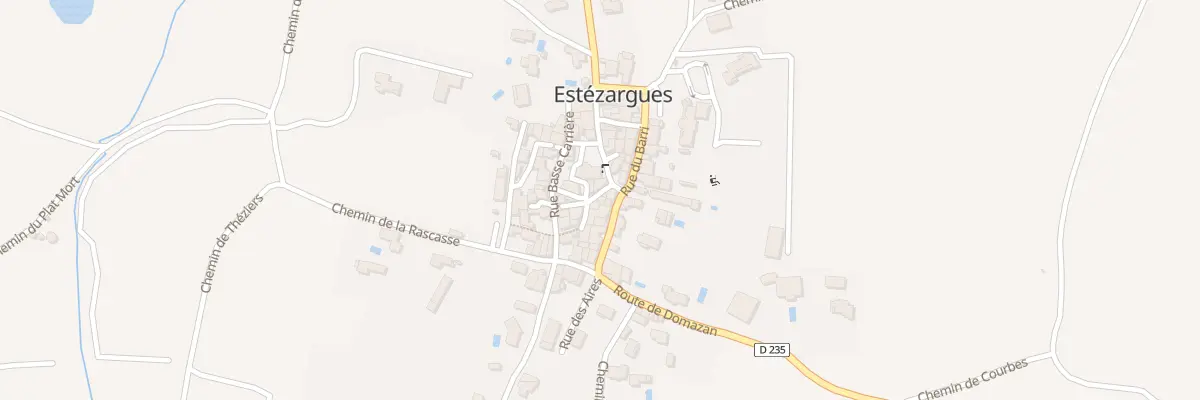 Plan du 3 Rue du Château Fort à Estézargues