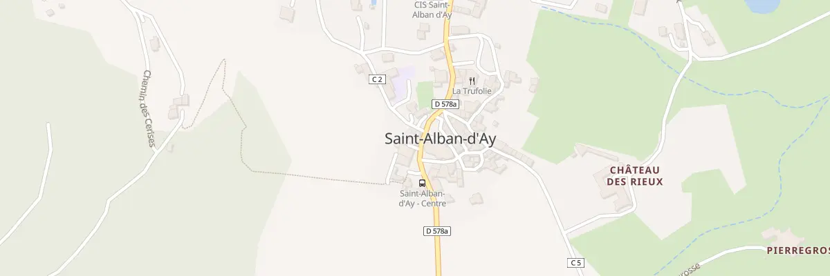 Plan du 5244 Le Village-Sud à Saint-Alban-d’Ay